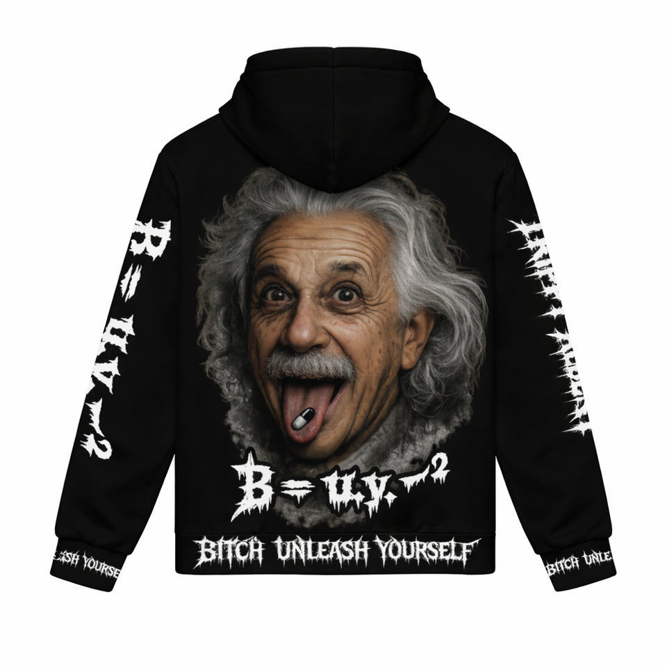 DARK ALBERT ZIPPED HOODIE