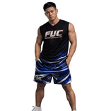 FUC | SILVER ATHLETIC LONG SHORTS