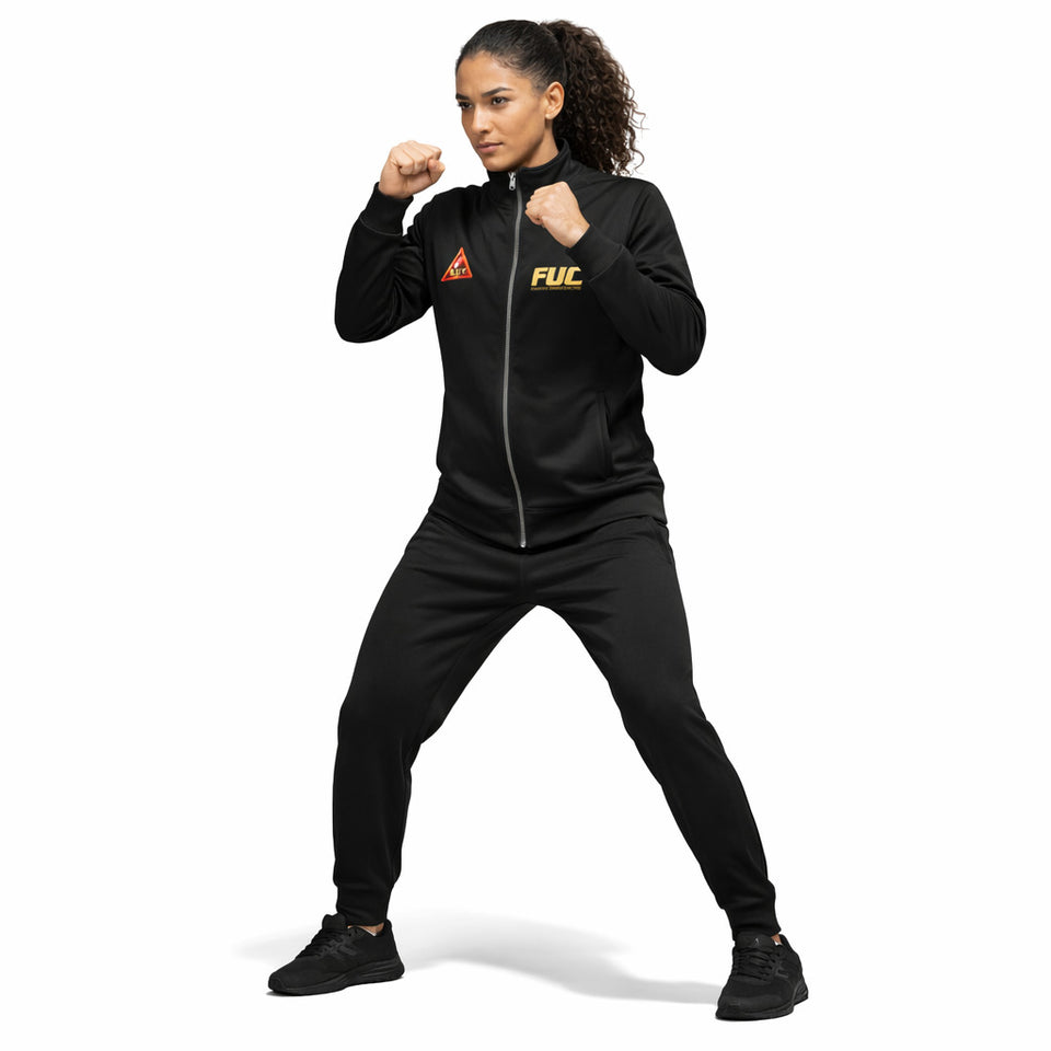 FUC | BLACK UNISEX TRACK JACKET