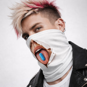 TONGUE OUT NECK GAITER