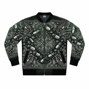 GREEN PILLSLEY BOMBER JACKET