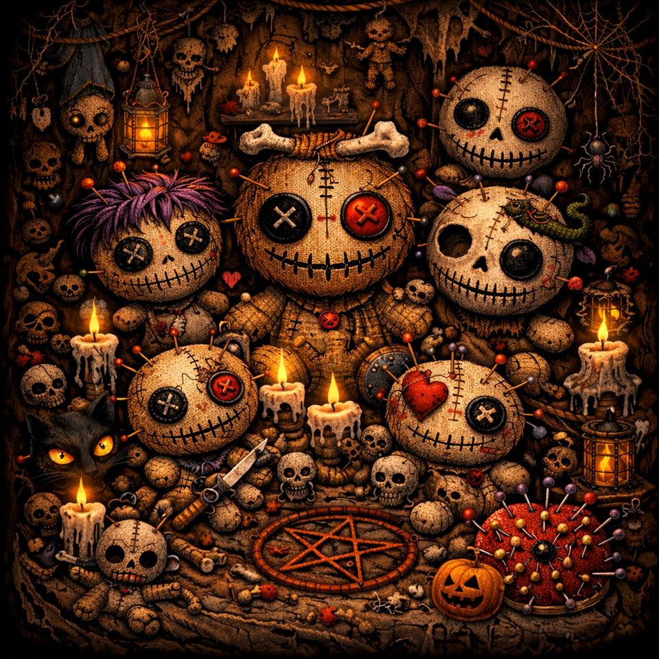 VDH | CRIMSON PENTAGRAM SWEATER