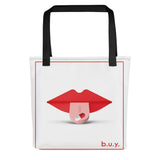 SUPER TONGUE TOTE BAG