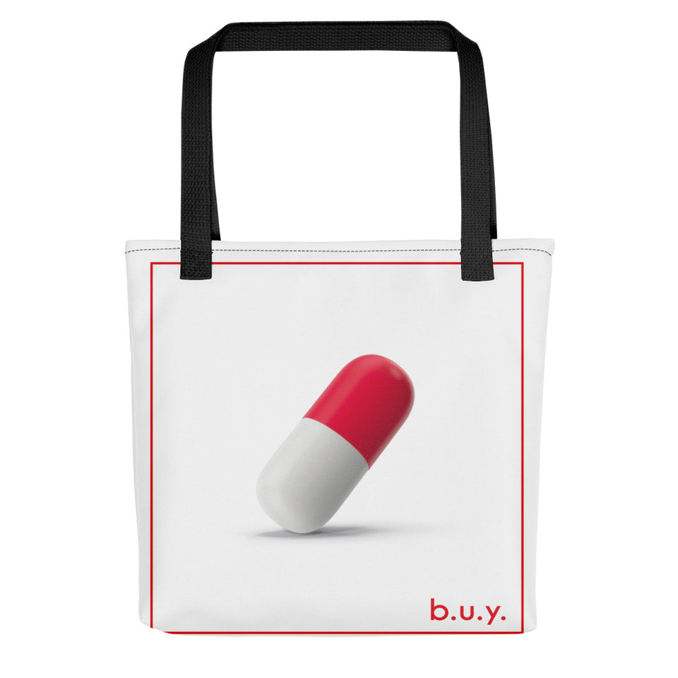 RED PILL TOTE BAG