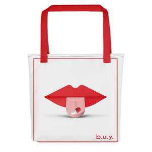 SUPER TONGUE TOTE BAG