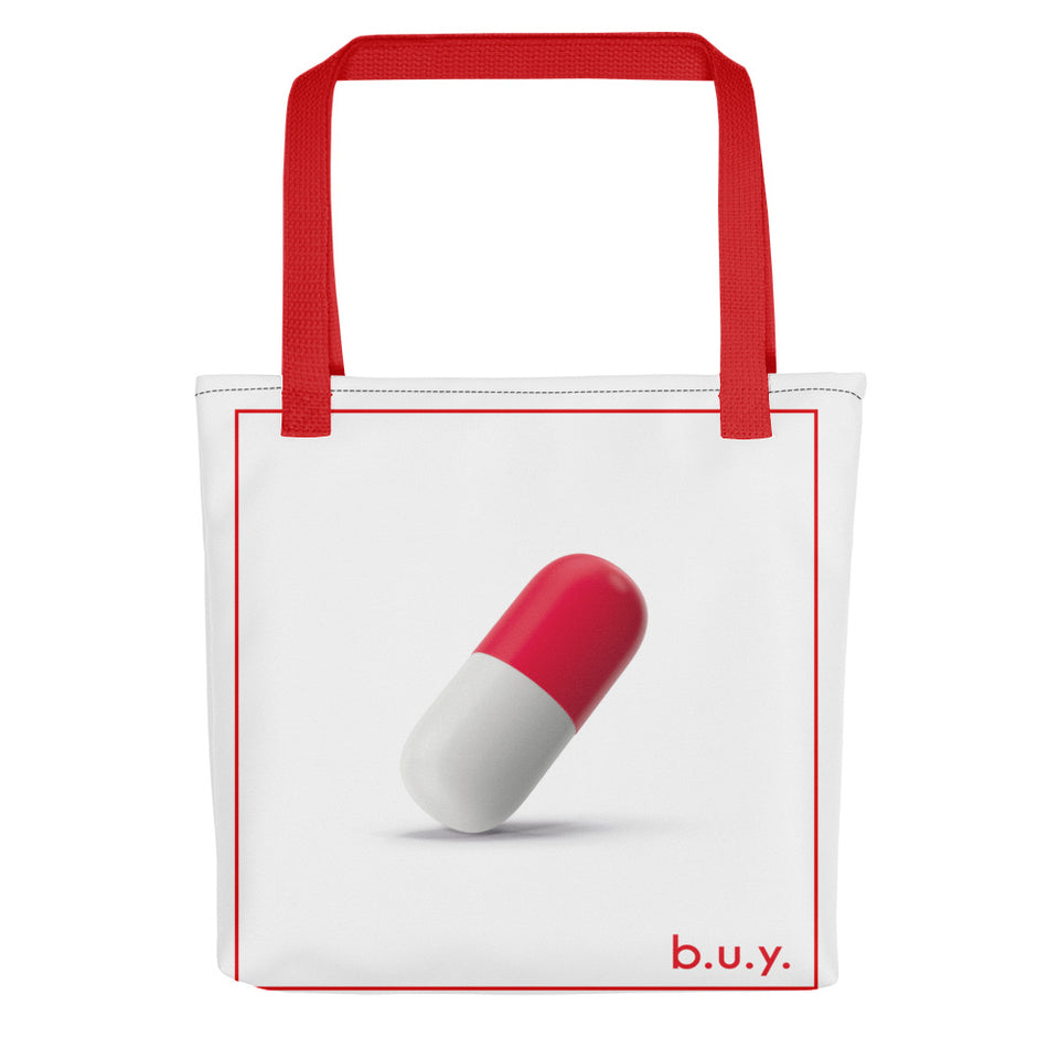 RED PILL TOTE BAG