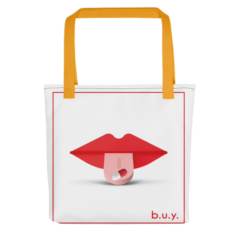 SUPER TONGUE TOTE BAG