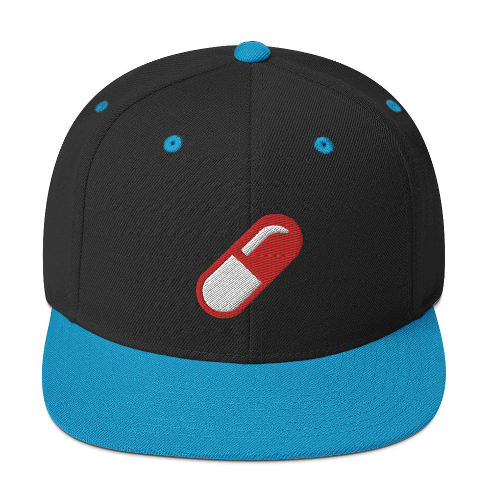 RED PILL SNAPBACK CAP