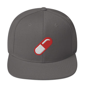 RED PILL SNAPBACK CAP