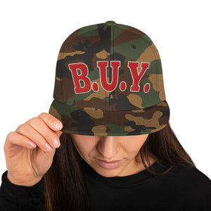 B.U.Y. SNAPBACK CAP