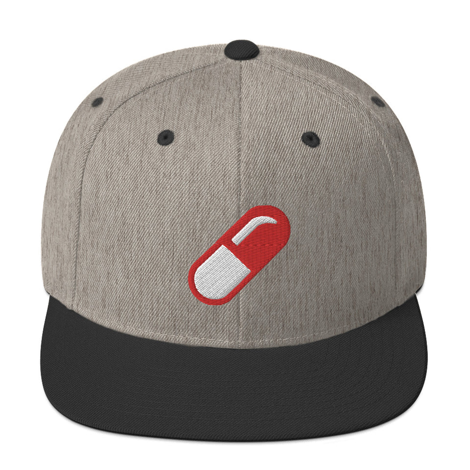 RED PILL SNAPBACK CAP