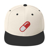 RED PILL SNAPBACK CAP