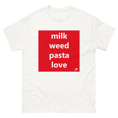 MILK WEED PASTA LOVE T-SHIRT