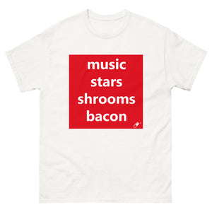 MUSIC STARS SHROOMS BACON T-SHIRT