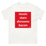 MUSIC STARS SHROOMS BACON T-SHIRT