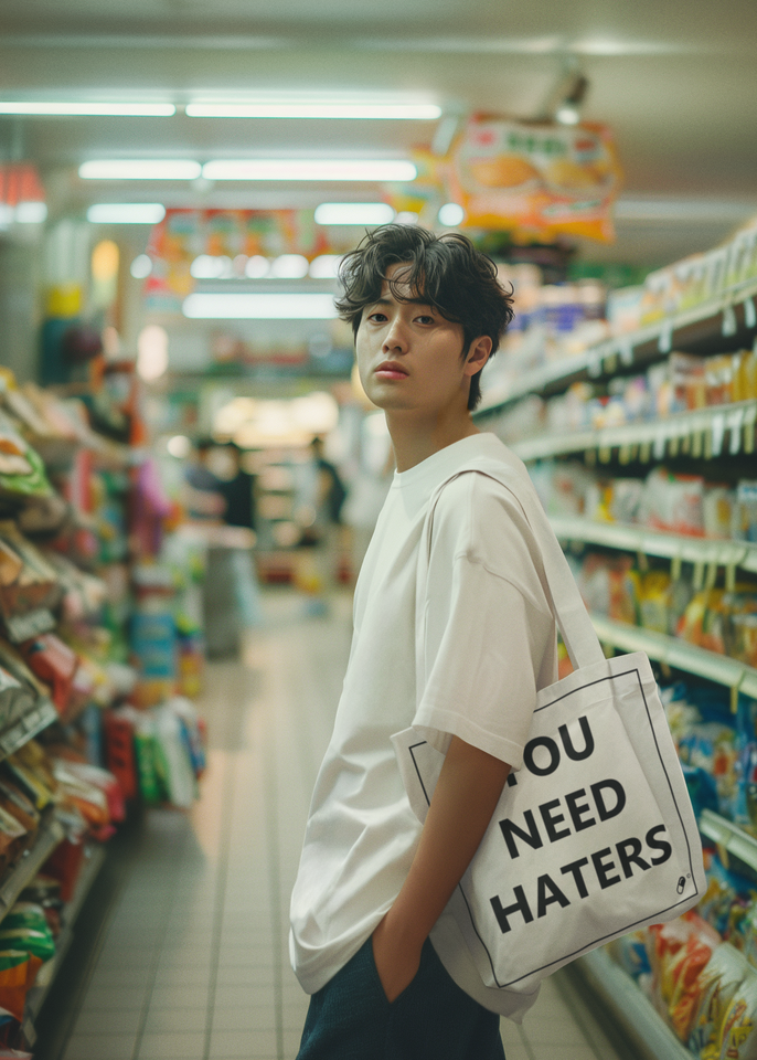 YOU NEED HATERS TOTE BAG