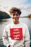 MILK WEED PASTA LOVE SWEATER