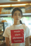 MUSIC STARS SHROOMS BACON T-SHIRT