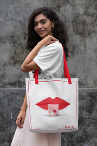 SUPER TONGUE TOTE BAG