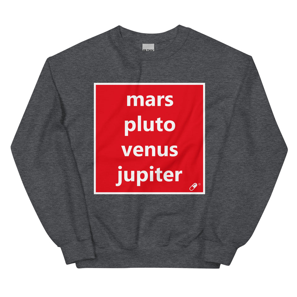 MARS PLUTO VENUS JUPITER SWEATER