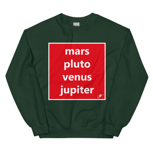 MARS PLUTO VENUS JUPITER SWEATER