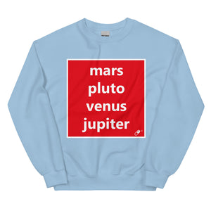 MARS PLUTO VENUS JUPITER SWEATER