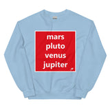 MARS PLUTO VENUS JUPITER SWEATER