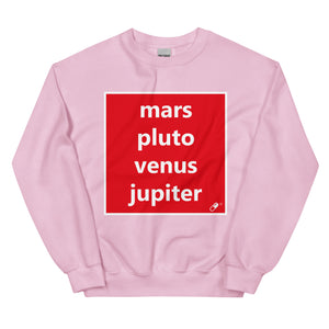 MARS PLUTO VENUS JUPITER SWEATER