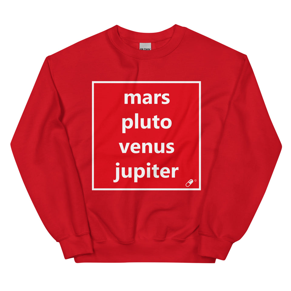 MARS PLUTO VENUS JUPITER SWEATER