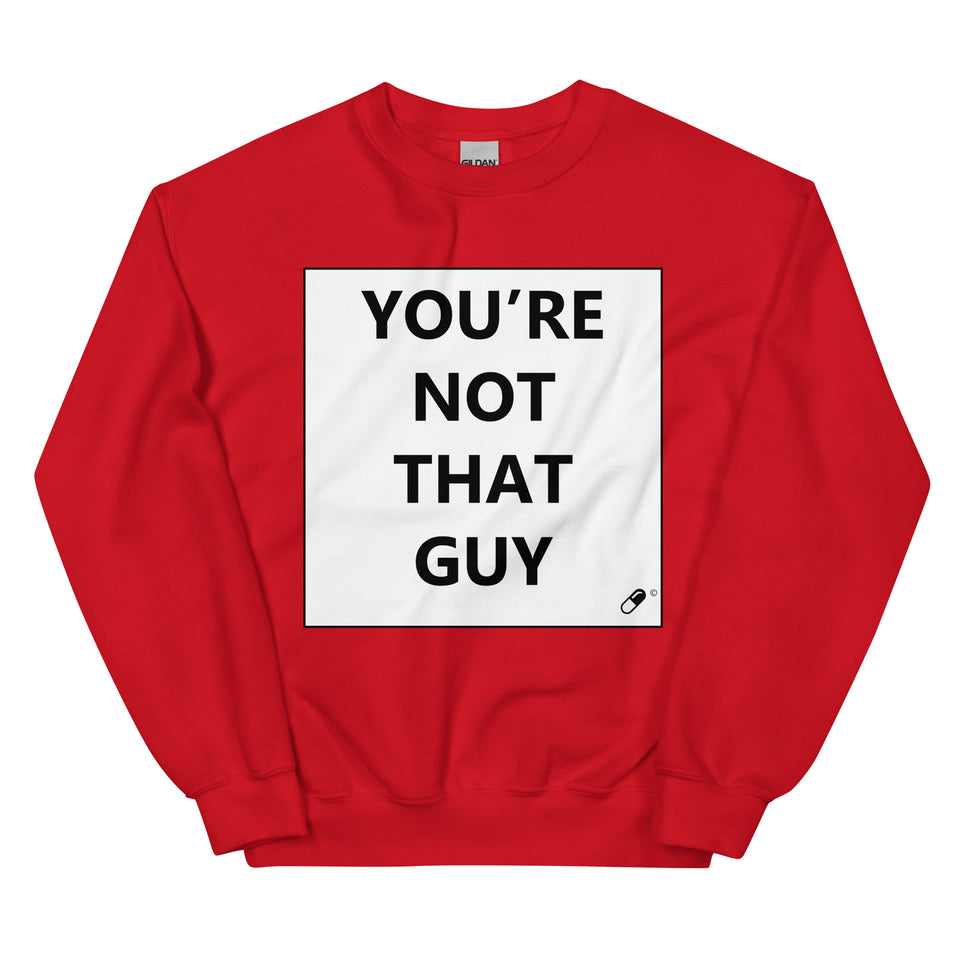 YOU'RE NOT THAT GUY SWEATER