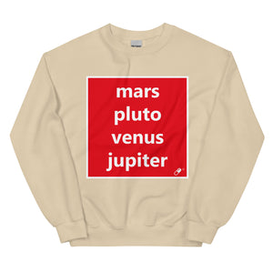 MARS PLUTO VENUS JUPITER SWEATER