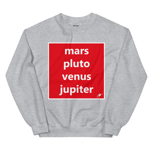 MARS PLUTO VENUS JUPITER SWEATER