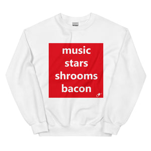 MUSIC STARS SHROOMS BACON SWEATER