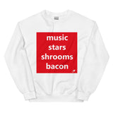 MUSIC STARS SHROOMS BACON SWEATER