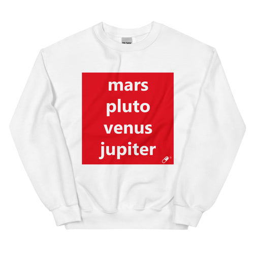 MARS PLUTO VENUS JUPITER SWEATER