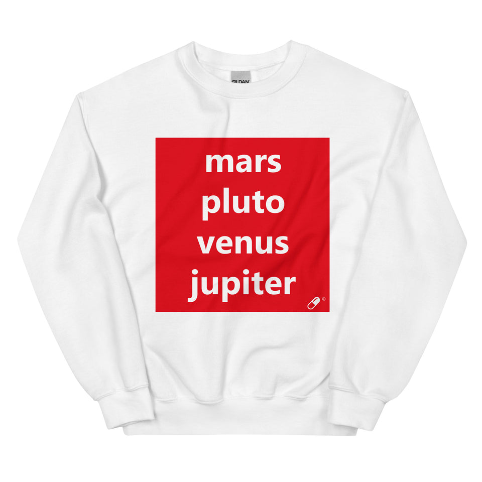 MARS PLUTO VENUS JUPITER SWEATER