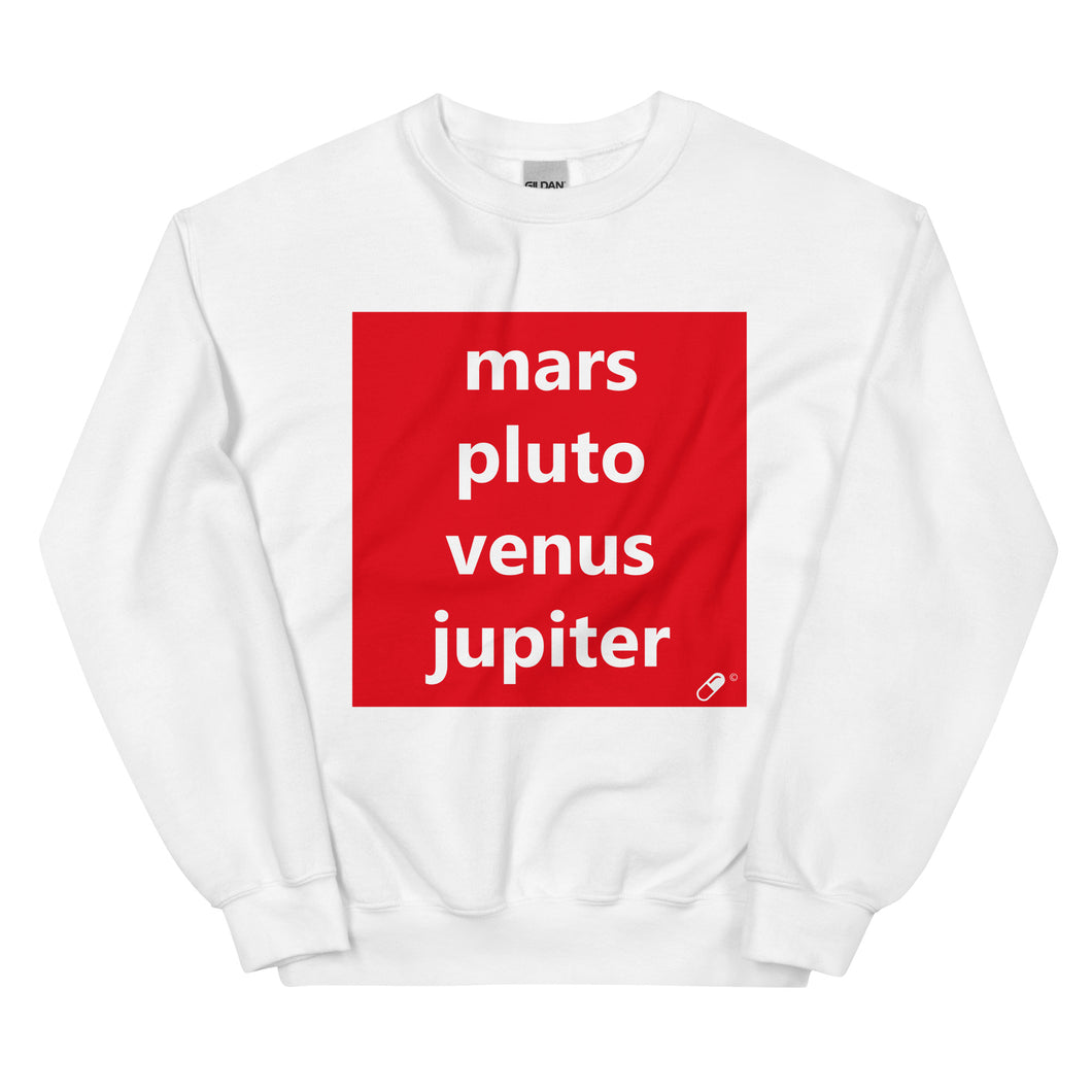 MARS PLUTO VENUS JUPITER SWEATER